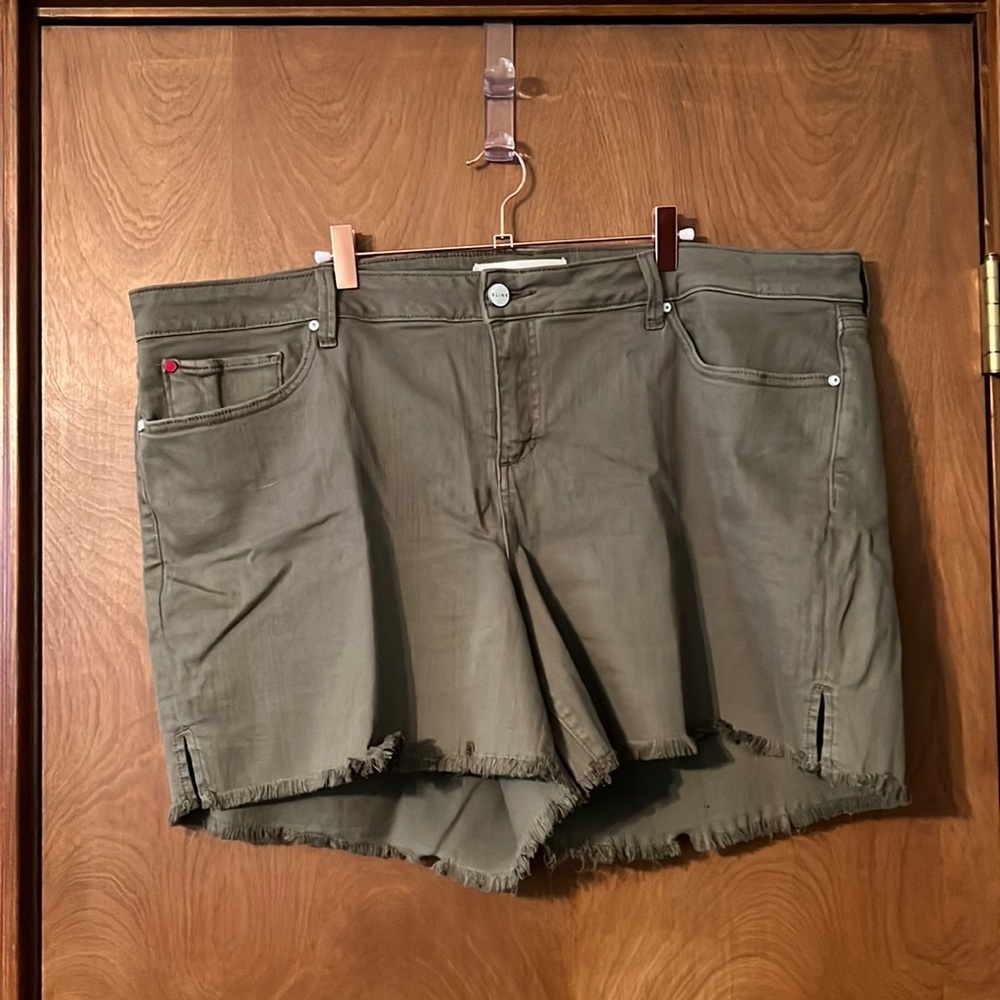 Slink Frayed Hem Shorts - size 24